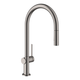 Змішувач для кухні Hansgrohe Talis M54 210 2jet з висувним виливом, чорний (72800340) - зображення 1