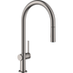 Смеситель для кухни Hansgrohe Talis 210 2jet с выдвижным изливом, черный (72801340) - изображение 1