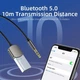 Bluetooth ресивер ESSAGER USB to 3.5mm Bluetooth 5.0 Handsfree Car Kit Grey (EBTEB01-JS0A) - изображение 3