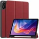 Чехол для планшета BeCover Flexible TPU Mate для Xiaomi Redmi Pad 2 11.0" с креплением для стилуса Red Wine (BC_715601) - изображение 2