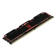 Оперативная память DDR4 16 Gb (3200 MHz) GOODRAM IRDM X Black (IR-X3200D464L16SA/16G) - изображение 2