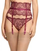 Пояс для панчіх Dita von Teese S Бордовий (40016) - изображение 3