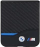 Etui BMW Leather Carbon BMHCZF522NBCK do Samsung Z Flip5 F731 Czarne (3666339174071) - obraz 2