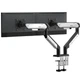 Кронштейн настільний для двох моніторів 17-42" AndaSeat Stealth PRO II Duo, Black/Wh (AD-W-A9-2S-BW) - зображення 8
