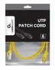 Патч-корд 1.5 м, UTP, Yellow, Cablexpert, Cat.6, CCA, PVC (PP6U-1.5M/Y) - зображення 2
