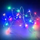 Гирлянда Роса фейерверк 100 м 2000LED с пультом управления динамическое свечение серебристый провод разноцветная - изображение 7