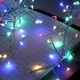Гирлянда Роса фейерверк 100 м 2000LED с пультом управления динамическое свечение серебристый провод разноцветная - изображение 8