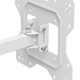 Настінне кріплення для ТВ 27-43", Kivi Motion-223W, White - зображення 6