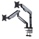 Кронштейн настільний для двох моніторів 17-42" AndaSeat Stealth PRO II Duo, Titanium (AD-W-A9-2S-BT) - зображення 5
