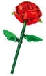 Конструктор цветок Розы цвет красный Constructor flower Roses color red 10101_R - изображение 1