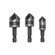 Набор зенкеров 12,16,19 мм 3шт INTERTOOL SD-5005 - изображение 1