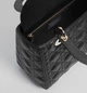 Женская кожаная сумка в стиле Lady Dior Medium черная - изображение 3