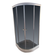 Бокс душовий без гідромасажу Mixxus STRONG SB02-90x90x215-GR SATIN з низьким піддоном (MI6887) - изображение 15