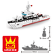 Конструктор Wange військовий корабель Type 081 мінний тральщик – дитячий конструктор, військова техніка, 380 деталей - зображення 4