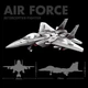 Конструктор Wange Винищувач F-15 Eagle Fighter військова техніка авіація літак ,262 деталі - зображення 4