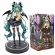 Коллекционная аниме фигурка статуэтка Хацунэ Мику Little Devil Dark Angel, с енотом, 18 см, PVC, подарок, с коробкой, сувенир - изображение 1
