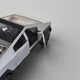 Металлическая высокодетализированная модель автомобиля Cybertruck, 1 : 36, коллекционная машинка + квадроцикл Cyberquad, подарок, стальной - изображение 7