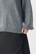 В'язана однотонна кофта з рукавами - ліхтариками Lurex Сірий One Size (2602) - зображення 4