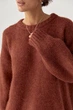 Вільна мохерова кофта Lurex Теракотовий One Size (2256) - зображення 4