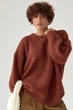 Вільна мохерова кофта Lurex Теракотовий One Size (2256) - зображення 5