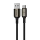 Кабель Proove Dense Metal USB to Type-C (CCDM20001201), 3A, 1 м, 480 Мбіт/c, нейлон, посилені конектори, чорний - зображення 1