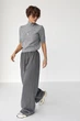 Женская вязаная американка Lurex Серый One Size (251113) - изображение 3