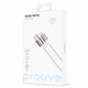 Кабель Proove Dense Metal USB to Type-C (CCDM20001202), 3A, 1 м, 480 Мбит/c, нейлон, усиленные коннекторы, белый - изображение 2