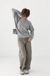Вязаная женская кофта в косички Lurex Серый One Size (45190) - изображение 3