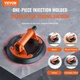 Комплект из 2 присосок для стекла VEVOR GPS-2 / 203 мм диаметр / до 100 кг / Оранжевый Б/В - изображение 3