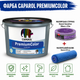 Краска интерьерная латексная Caparol PremiumColor E.L.F. В3 глубокий мат прозрачный 11,75 л + малярная лента BEOROL 33 м + валик Beorol 25 см - изображение 1