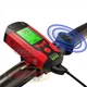 Велофонарь с компьютером сигналом и сигнализацией AS0808-XPG+2LED(Yellow)+2COB(Red) выносная кнопка Waterproof аккум. ЗУ microUSB - изображение 3