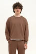 Свитшот оверсайз мужской Brown 8XL - изображение 1