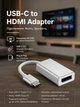 Адаптер USB-C to HDMI 4K (3840×2160) — переходник Type-C to HDMI, Plug and Play, алюминиевый корпус - изображение 1