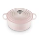 Круглая кастрюля 2,4 л розовая Shell Pink Le Creuset - изображение 1