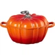 Чугунная жаровня в форме тыквы 4 л с крышкой, оранжевая Calabaza Cocotte LE CREUSET - изображение 1