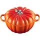 Чугунная жаровня в форме тыквы 4 л с крышкой, оранжевая Calabaza Cocotte LE CREUSET - изображение 4
