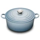 Кастрюля / жаровня с крышкой, 22 см, светло-голубая Le Creuset - изображение 1