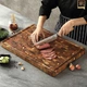 Массивная кухонная доска из торцевой древесины акации OLEIO - изображение 3