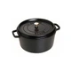 Кокот круглий 24 см, чорний Staub - зображення 1
