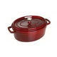 Кокот овальний 31 см, вишневий Staub - зображення 1