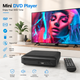 DVD-програвач Toioik DVP-508 Mini HDMI Full HD 1080p, All Region, USB, AV, пульт дистанційного керування, компактний, чорний - зображення 2