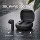 Навушники JBL Wave 300 TWS Bluetooth 5.2, Pure Bass, 26 год, сенсорне керування, IPX2, швидка зарядка - зображення 1