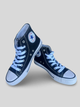 Кеды для мальчиков высокие с вышивкой Converse черные 38 - изображение 6