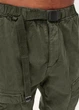 Летние Мужские штаны Карго джоггеры с поясом в поясе, олива (3XL) - изображение 8