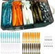 Набор силиконовых приманок Easy Shiner 5.5 см 40шт + 10джигголовок + коробка 2# - изображение 1