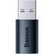 Перехідник Baseus Ingenuity Series Mini OTG Adaptor USB 3.1 to Type-C ZJJQ000103 Blue - зображення 3
