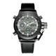 Наручные мужские часы AMST Watch, 47 мм, циферблат с подсветкой, кварцевый механизм, противоударный корпус, черные - изображение 2