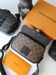 Сумка через плече месенджер Louis Vuitton S Lock коричнева (068) - зображення 7
