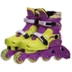 Роликовые коньки раздвижные Zelart 2920 размер 35-38 Violet-Yellow - изображение 2