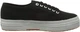 Кеди жіночі Superga 2736 COTU DBL3 Black-FWhite. Розмір 35 (22 см). - изображение 3
